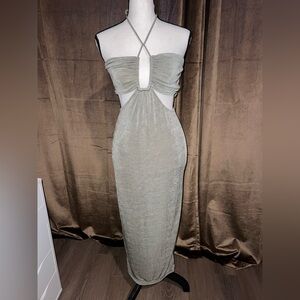 Olive Green Maxi Dress